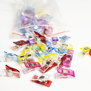 Tygklämmor, wonderclips, för enklare sömnad. Du slipper nålar och spar tid!