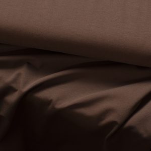 Enfärgad jersey GOTS-certifierad – Brun, metervara