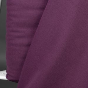 Enfärgad jersey (trikå) – Aubergine (GOTS)