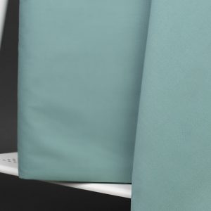Enfärgad bomullspoplin GOTS, metervara – Old green