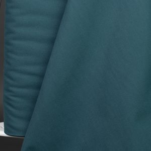 Enfärgad bomullspoplin – Emerald (GOTS)