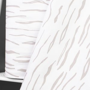 Jersey (trikå) – Zebraprint – Offwhite
