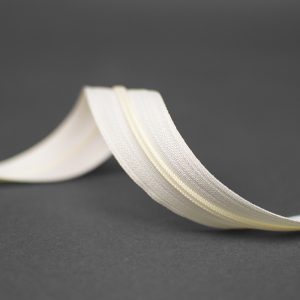 Blixtlås metervara 3mm – Creme
