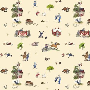 Jersey (trikå) – Emil i Lönneberga – Beige (GOTS, LICENSTYG)