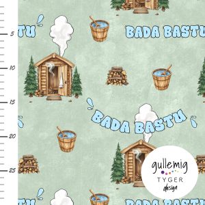 Frotté – Bada bastu – Ljusgrön