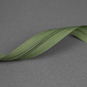 Blixtlås metervara 3mm – Grön