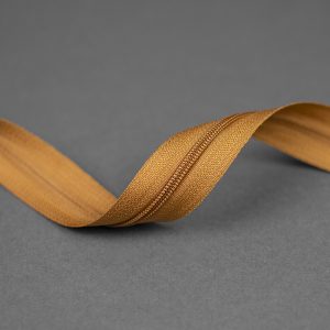 Blixtlås metervara 3mm – Cognac