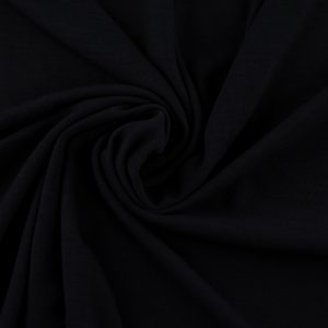 Merinoull interlock jersey (100% merinoull) – Svart