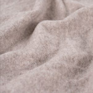 Merinoull fleece (100% merinoull) – Beige melange