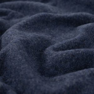 Merinoull fleece (100% merinoull) – Mörkblå