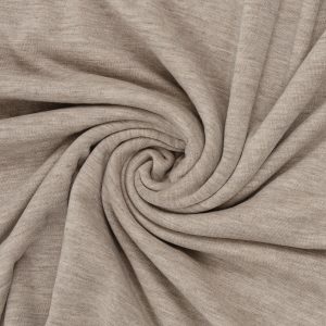 Merinoull interlock jersey (100% merinoull) – Beige