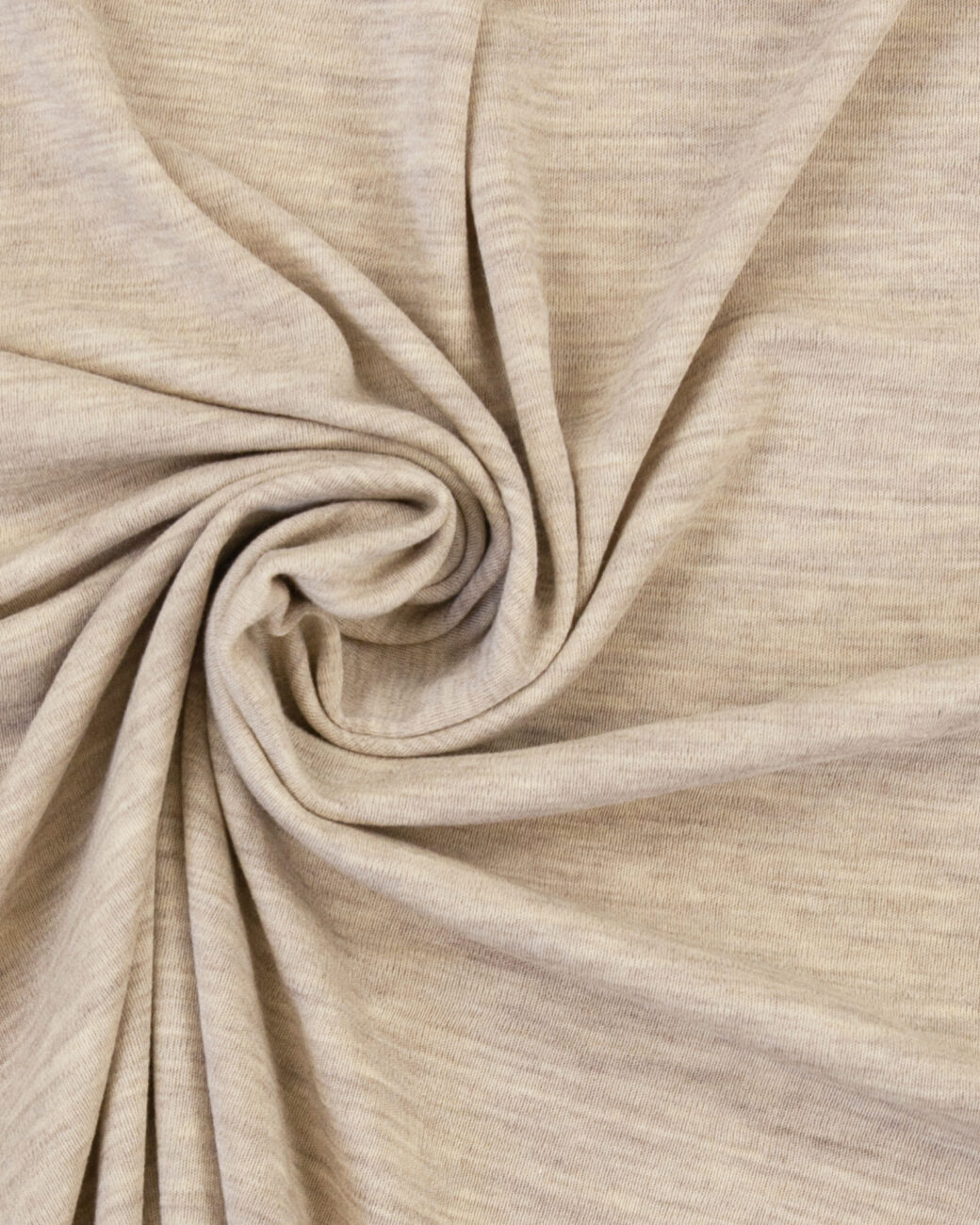 Merinoull interlock jersey (100% merinoull) — Natur melange