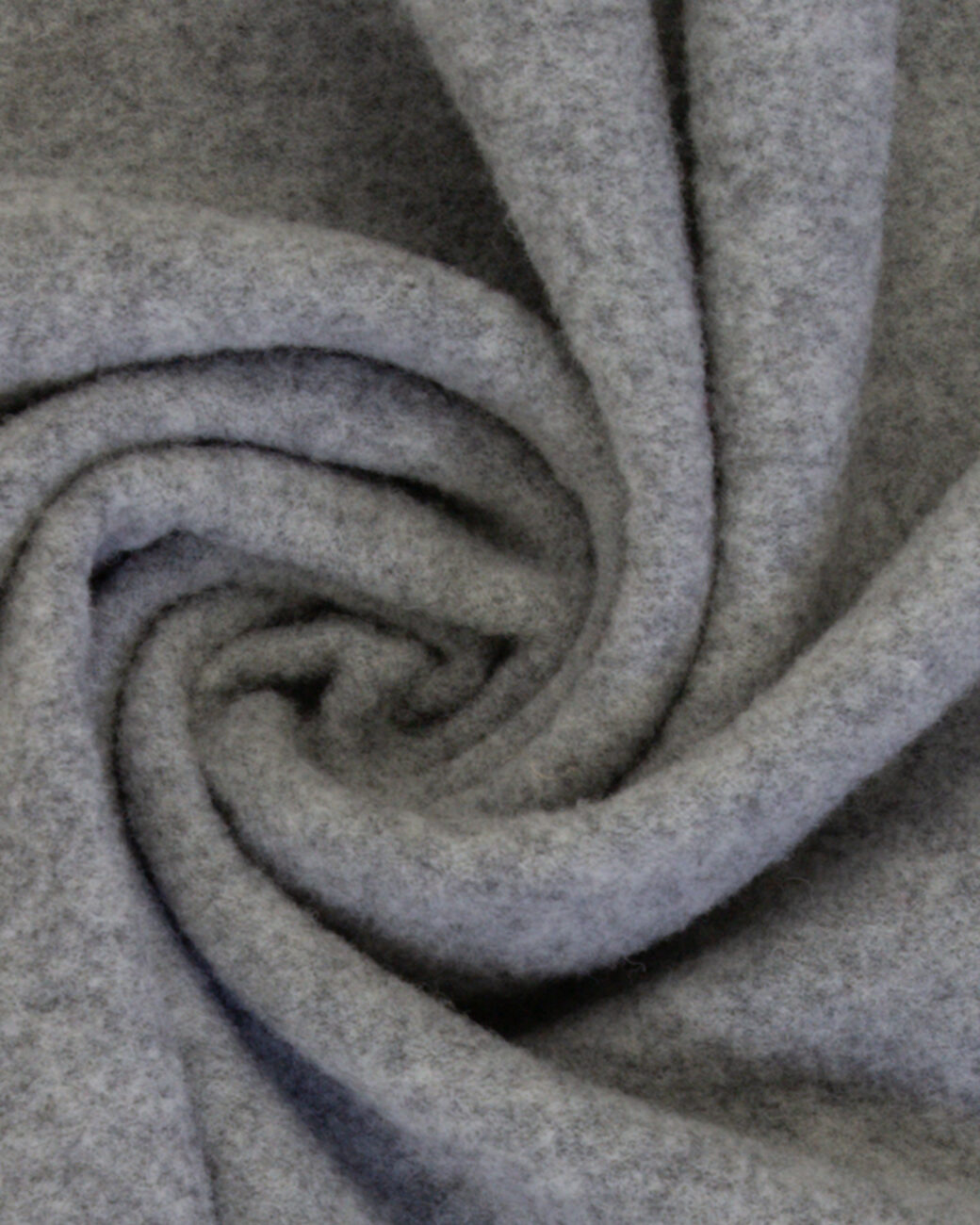 Merinoull fleece (100% merinoull) — Grå melange