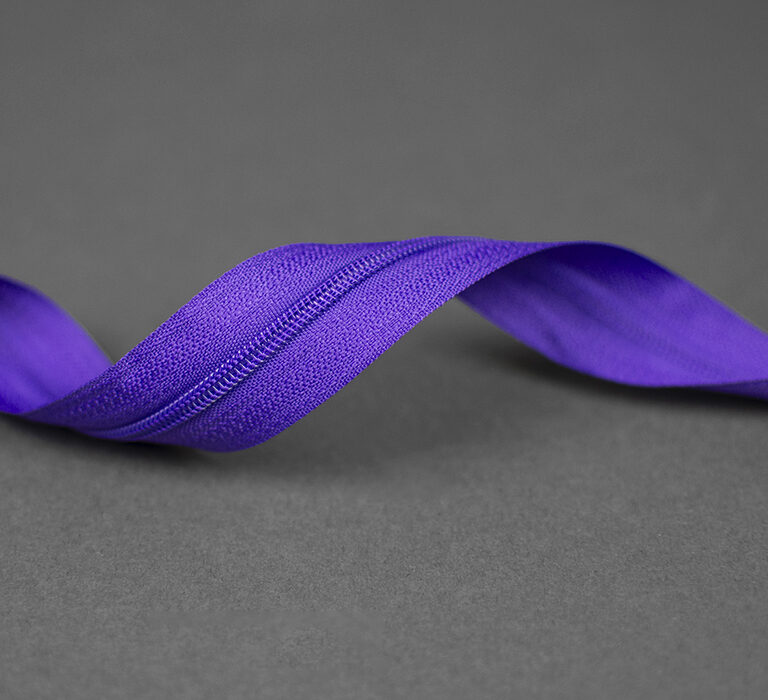 Blixtlås metervara 3mm - Lila