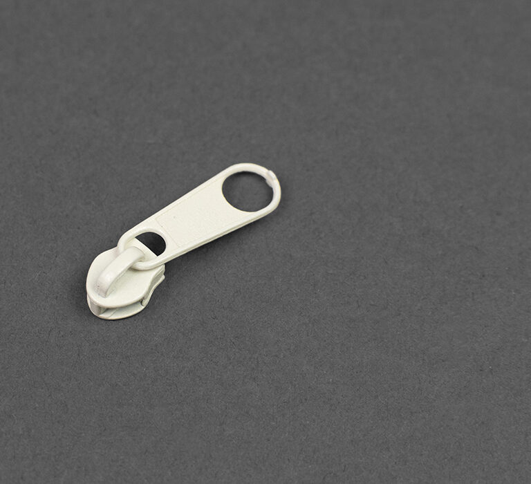 Blixtlås löpare 3mm - Creme