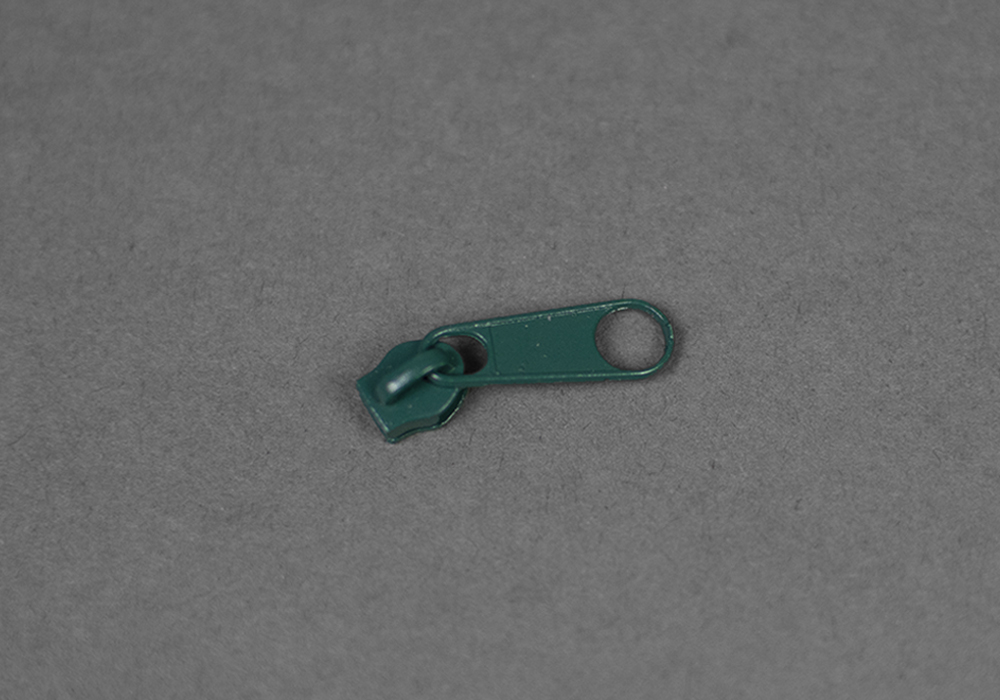 Blixtlås löpare 3mm — Mörkgrön
