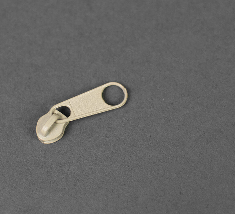 Blixtlås löpare 3mm - Beige