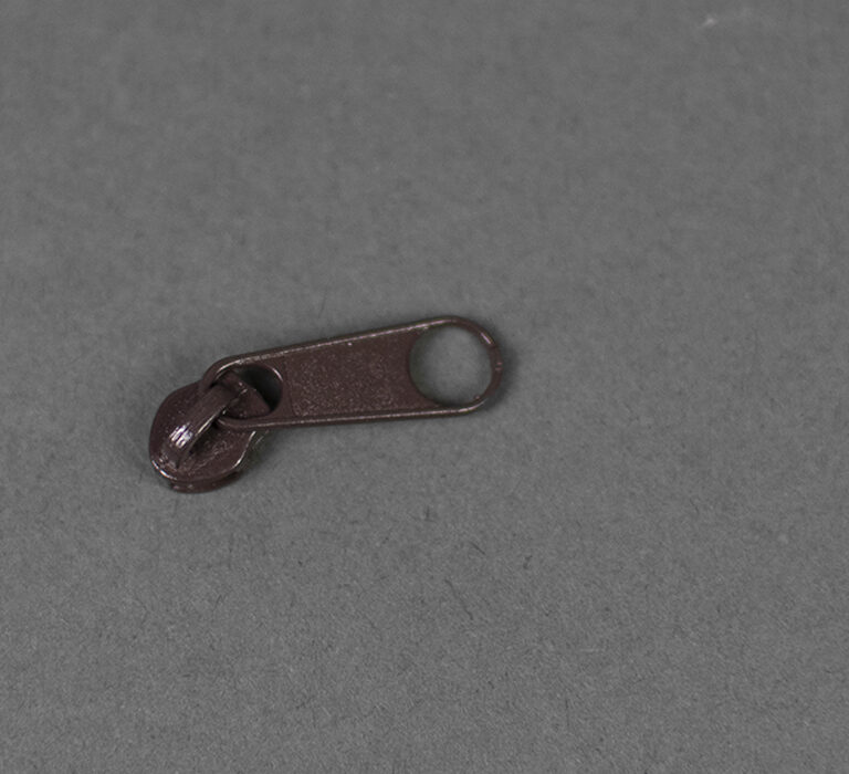 Blixtlås löpare 3mm - Mörkbrun