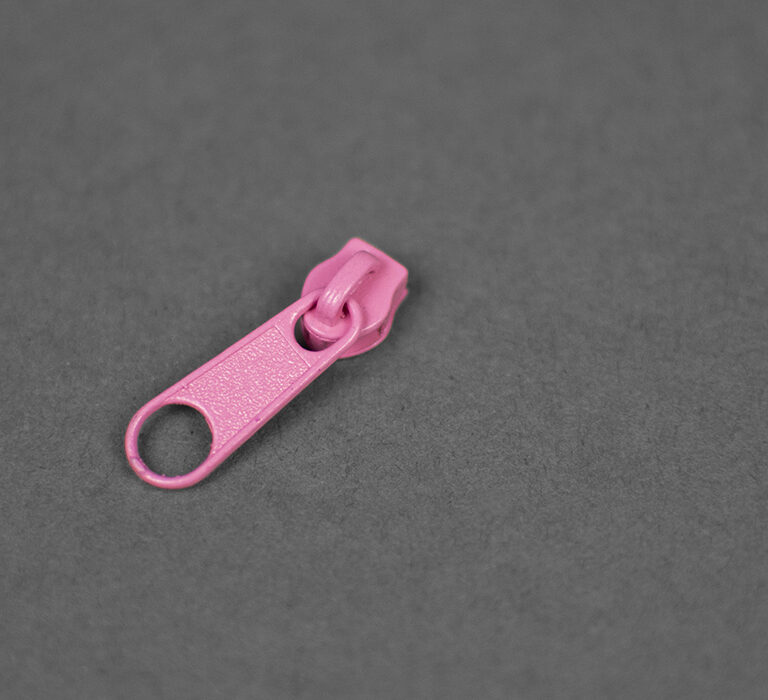 Blixtlås löpare 3mm - Rosa