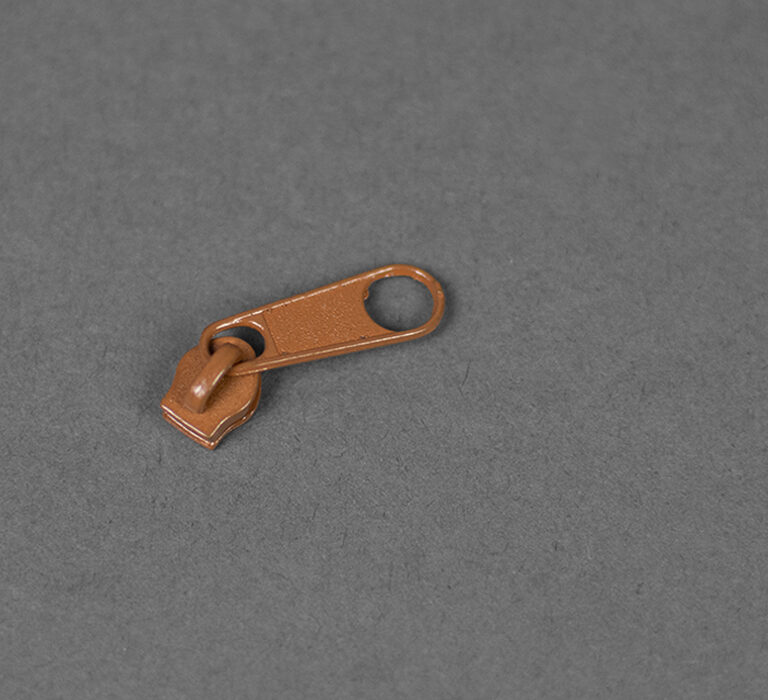 Blixtlås löpare 3mm - Cognac