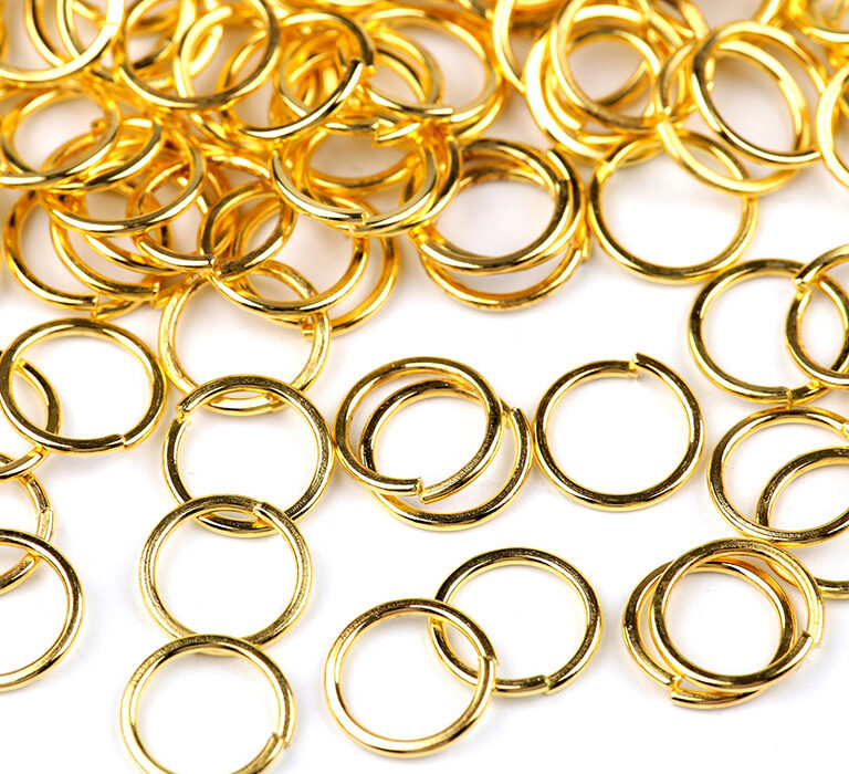 Kopplingsring till hänge 8mm - Guld