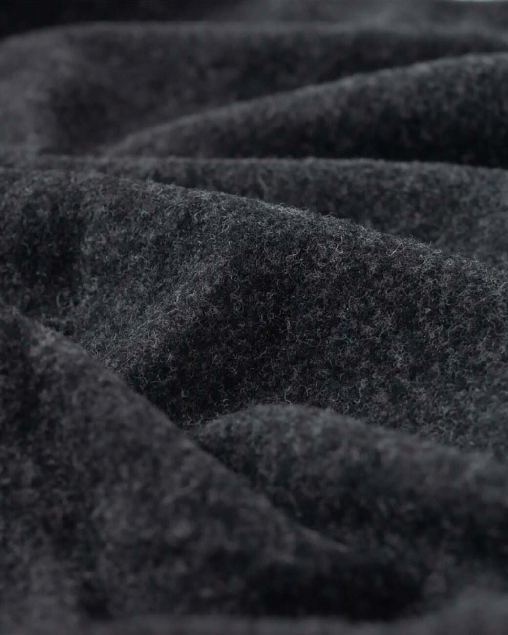 Merinoull fleece (100% merinoull) — Antracit melange