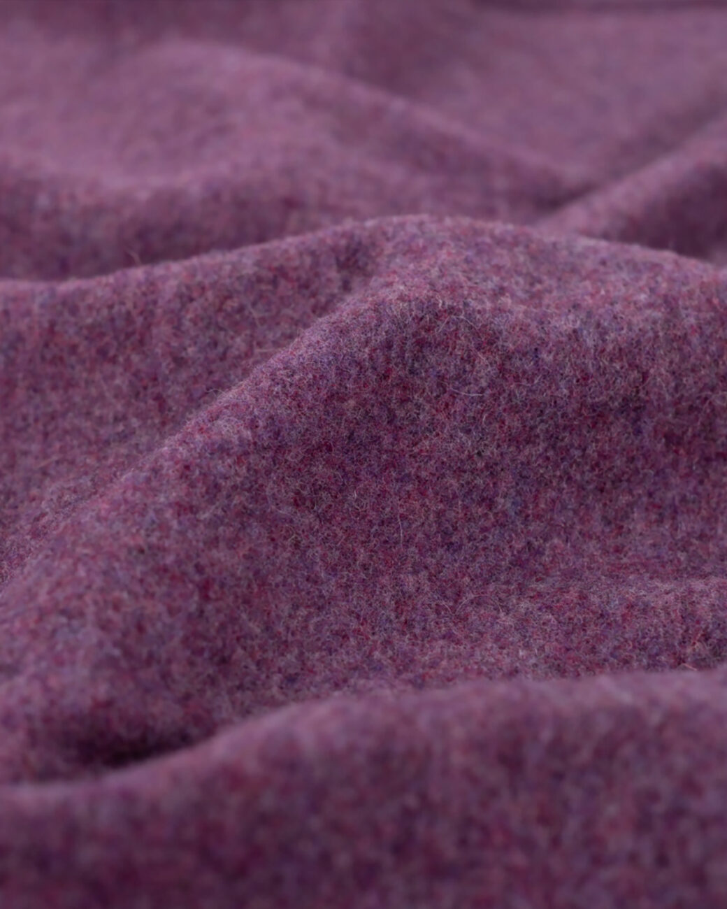 Merinoull fleece (100% merinoull) — Lila melange