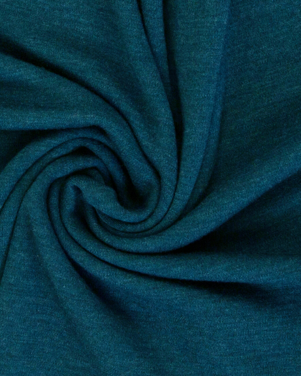 Merinoull interlock jersey (100% merinoull) — Blågrön