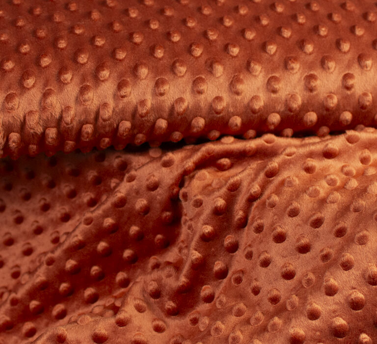 Minkyfleece bubblor - Cognac