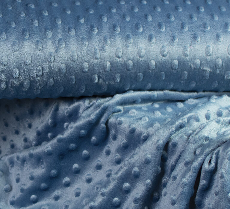 Minkyfleece bubblor - Indigo