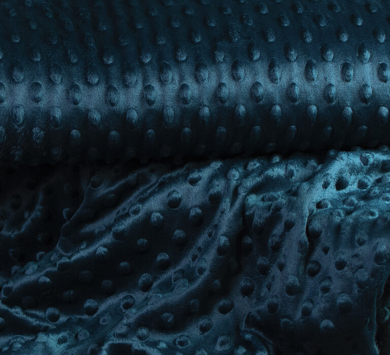Minkyfleece bubblor - Petrol