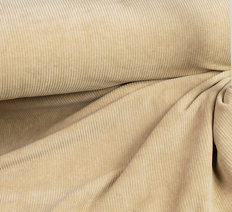 Nicky velour ribbad - Beige