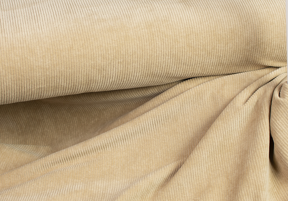 Nicky velour ribbad — Beige