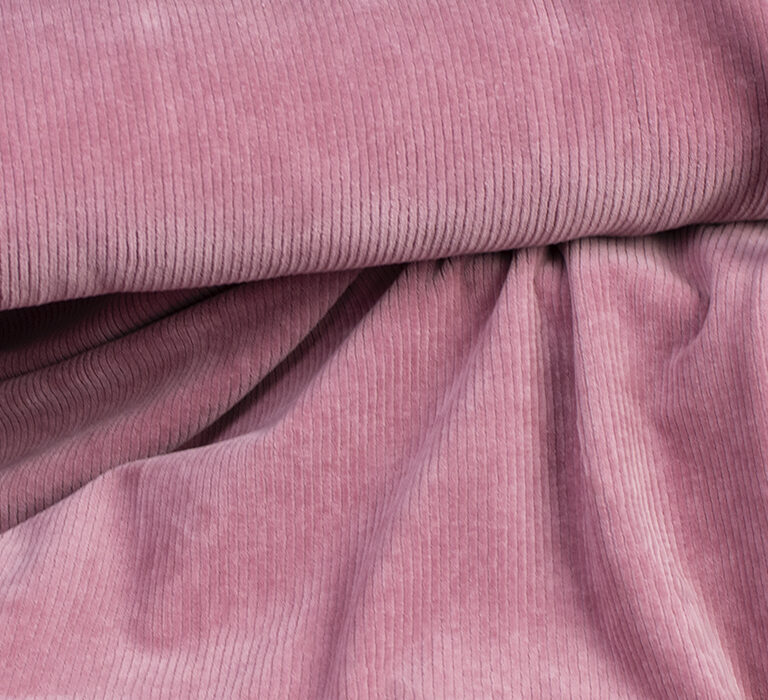Nicky velour ribbad - Gammalrosa