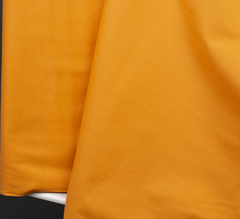 Enfärgad bomullspoplin - Orange