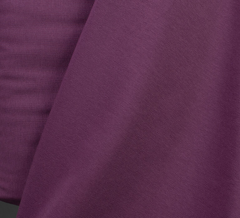 Enfärgad jersey (trikå) - Aubergine