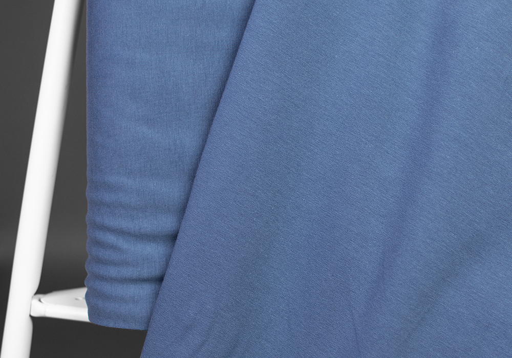 Enfärgad jersey (trikå) — Indigo