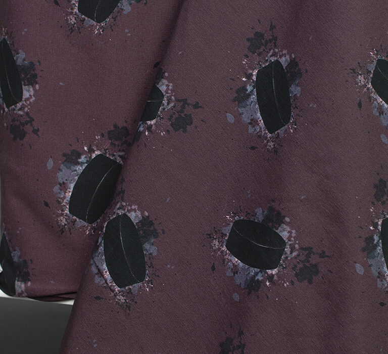 Jersey (trikå) - Hockeypuck - Mauve (GOTS), ca 0,4m