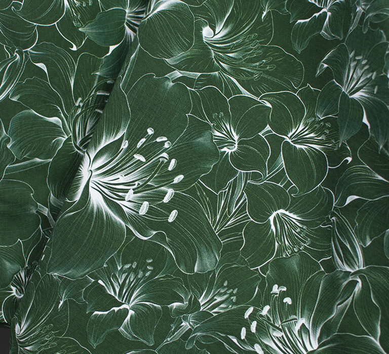 Jersey (trikå) - Amaryllis - Mörkgrön (GOTS), ca 0,4m