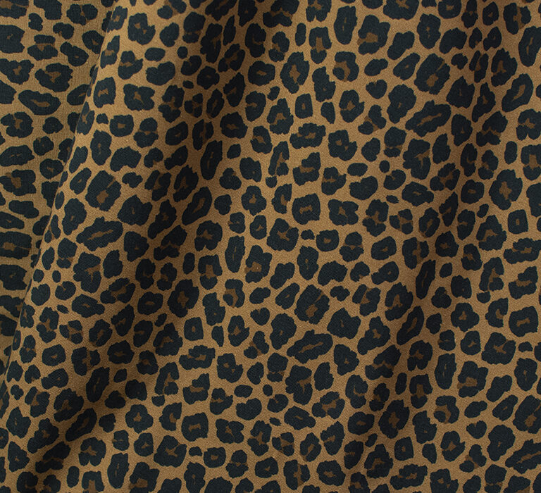 Jersey (trikå) - Leoprint - Rostbrun