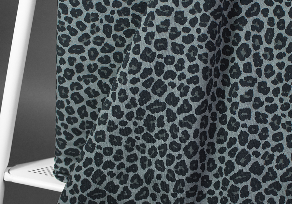 Jersey (trikå) - Leoprint — Antracitgrå