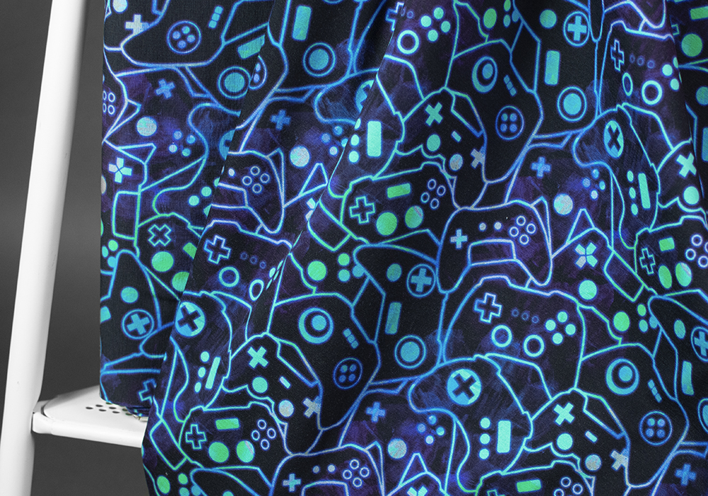 Jersey (trikå) - Gaming neonfärgad - Svart