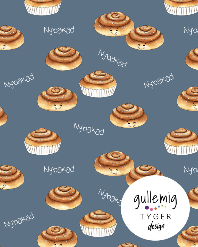 Jersey (trikå) - Nybakade bullar - Indigo
