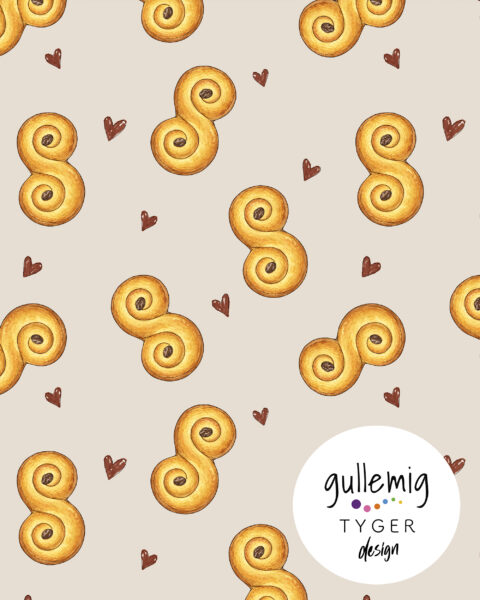 Jersey (trikå) - Lussebullar — Beige