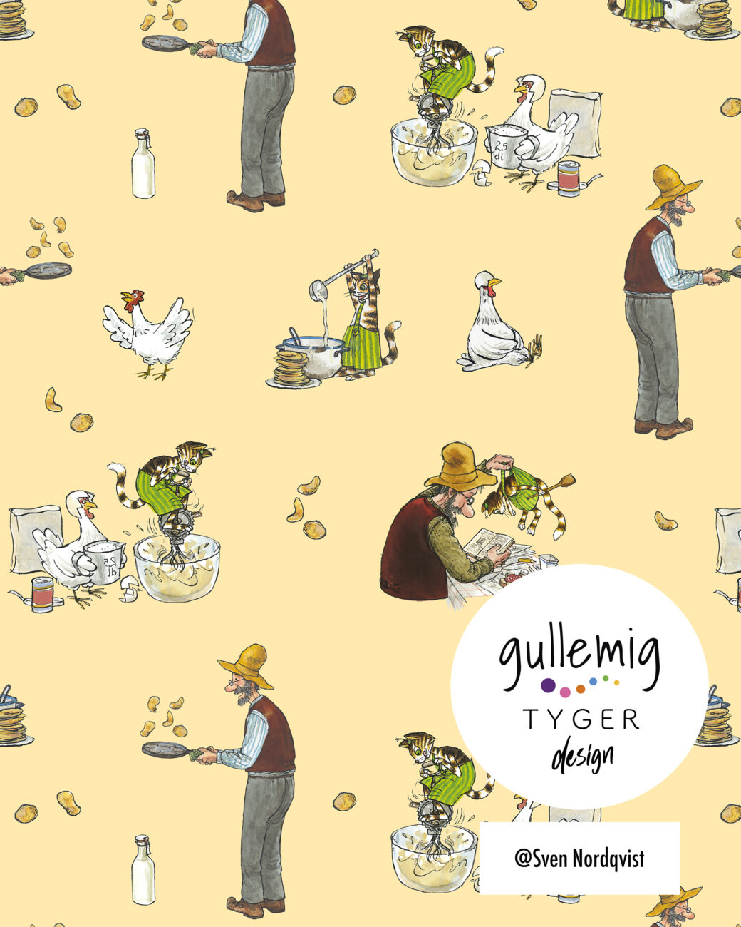 Jersey (trikå) - Pettson och Findus Pannkaksfest — Gul