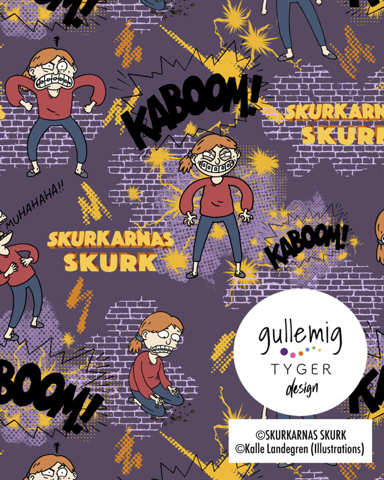 Jersey (trikå) - Skurkarnas skurk Stephanie - Lila (Licenstyg)