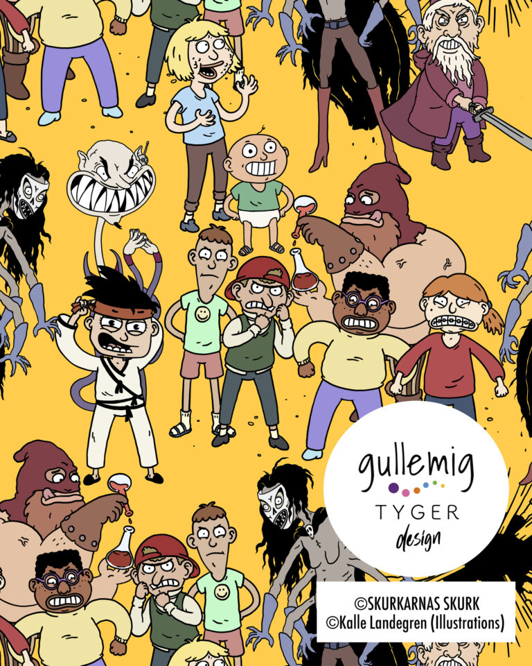 Jersey (trikå) - Skurkarnas skurk Gänghäng - Gul (Licenstyg)
