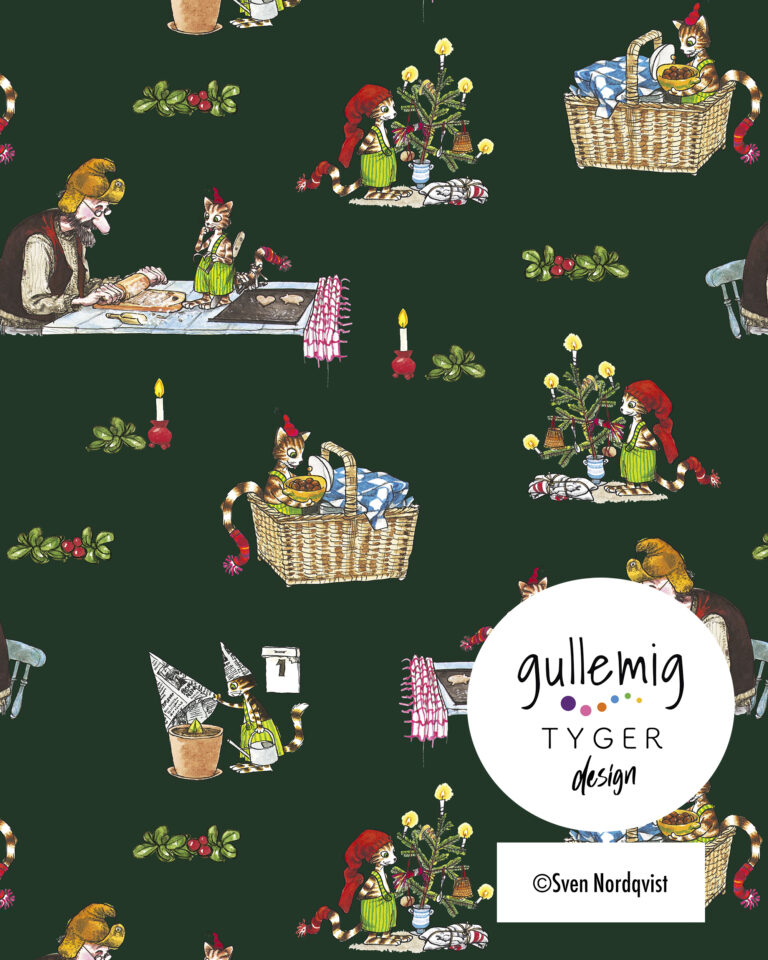 Jersey (trikå) - December hos Pettson & Findus - Mörkgrön